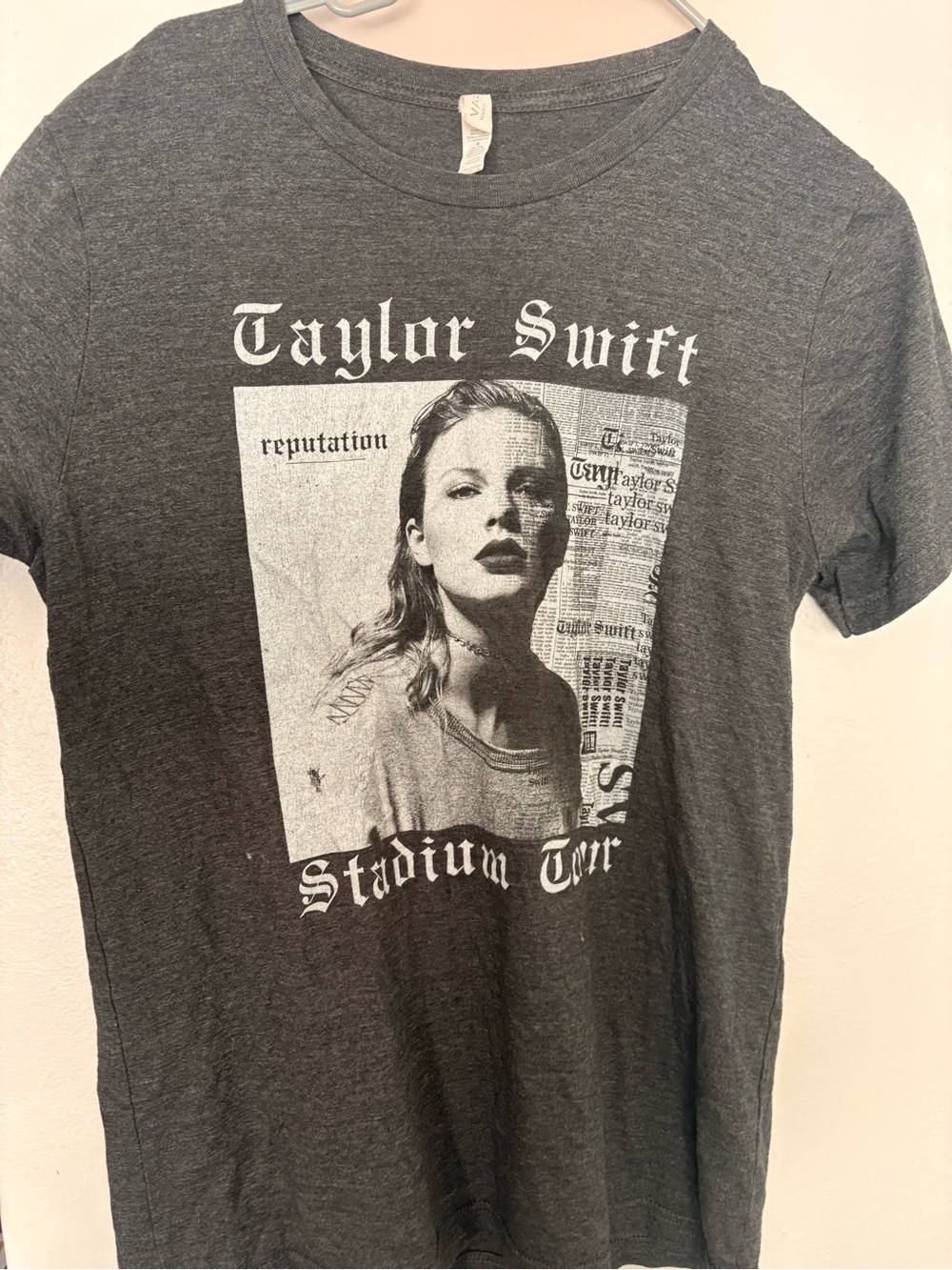 Taylor Swift 'Reputation' Gray Graphic Tee - Women's Top